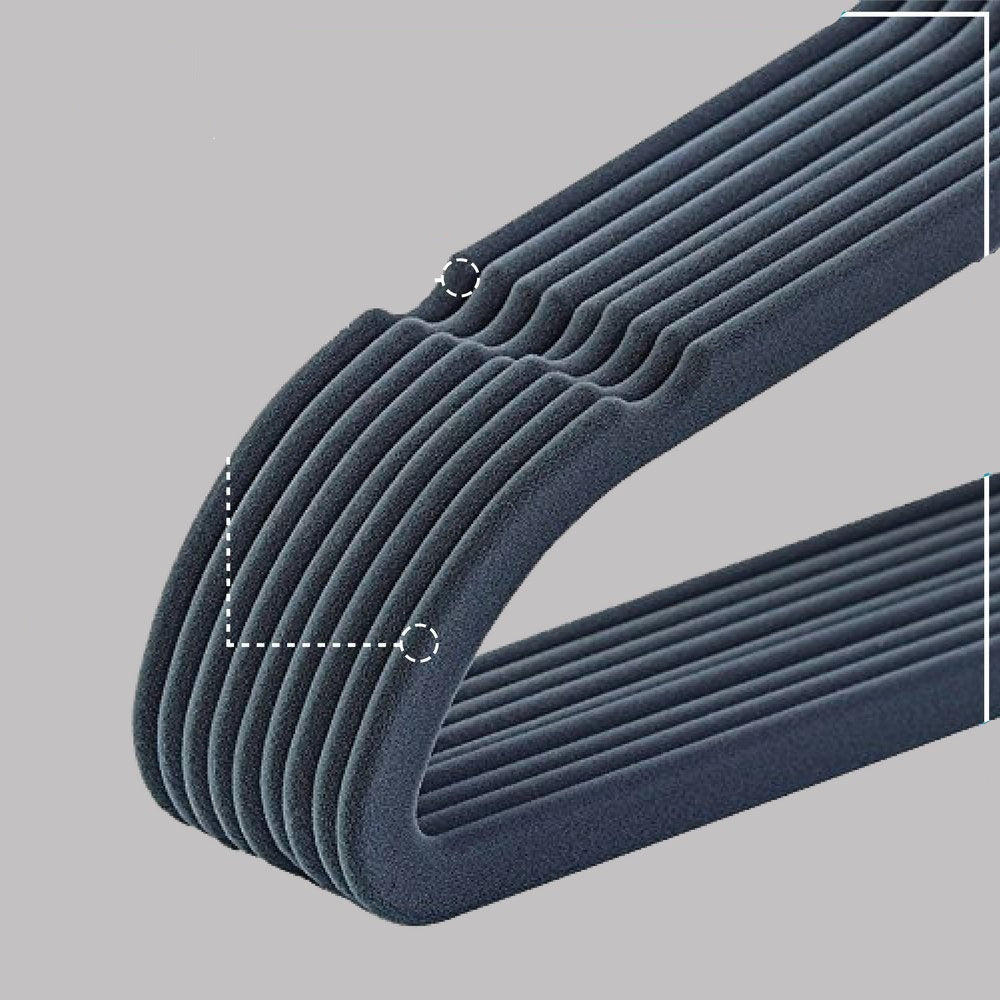 Starshade Shop Premium quality Flocking Plastic Non Slip Hanger