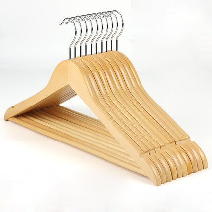 Starshade Shop New Solid Wood Hanger Retro Wooden Hanger Non Slip