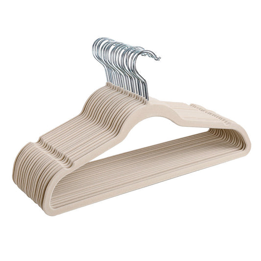 Men's Flocking Hanger Non slip Non marking Household Hanger