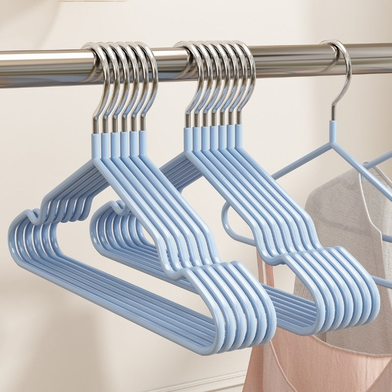 Household Hanger Clothes Stainless Steel Non slip 10 Clothes Hanger