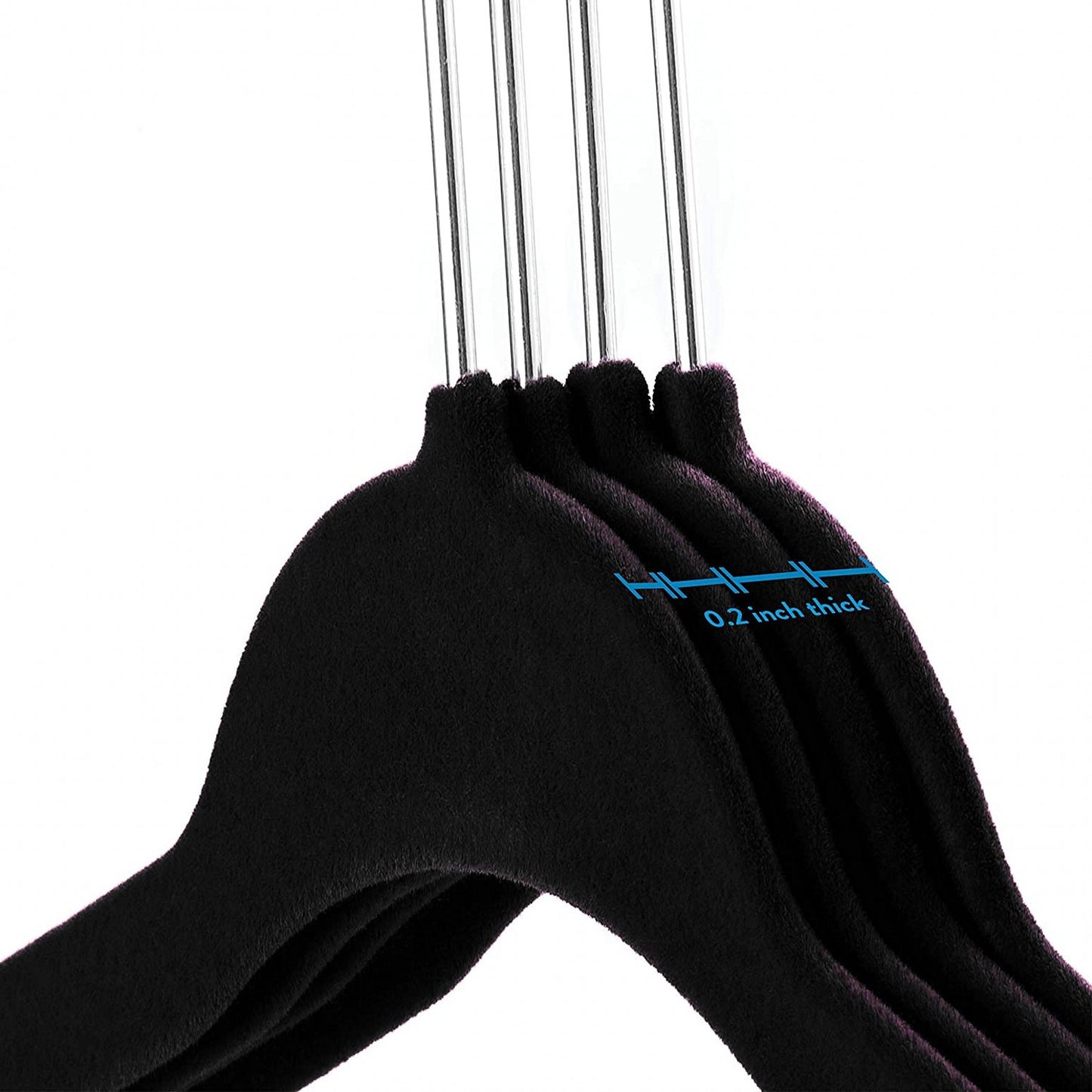 Starshade Shop Premium quality Flocking Plastic Non Slip Hanger