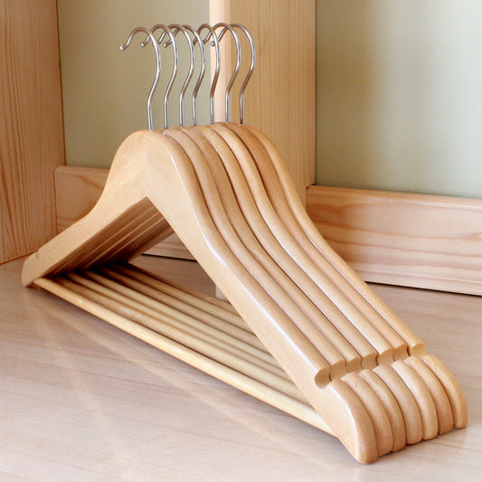 Starshade Shop Premium quality Retro solid wood hanger wooden clothing hanger