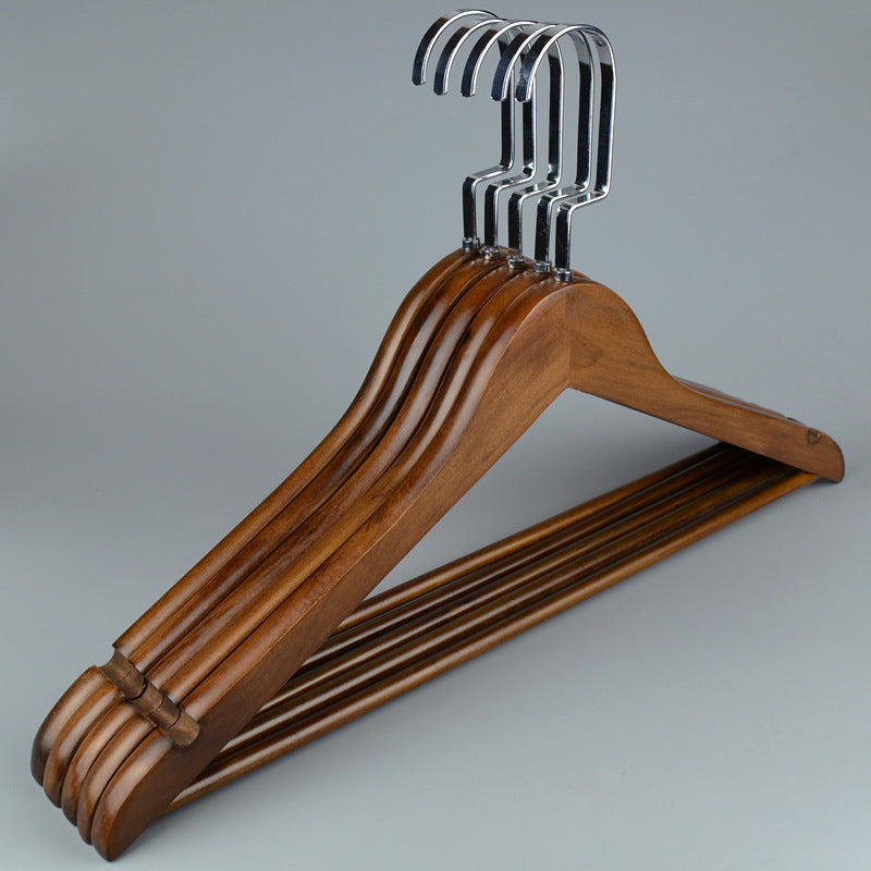 Starshade Shop New Solid Wood Hanger Retro Wooden Hanger Non Slip