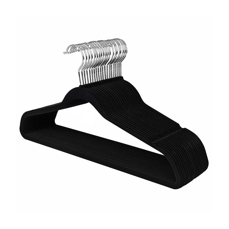Men's Flocking Hanger Non slip Non marking Household Hanger