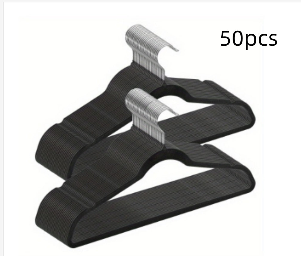 Men's Flocking Hanger Non slip Non marking Household Hanger