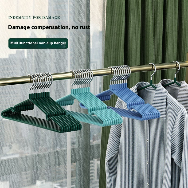 Household Hanger Clothes Stainless Steel Non slip 10 Clothes Hanger