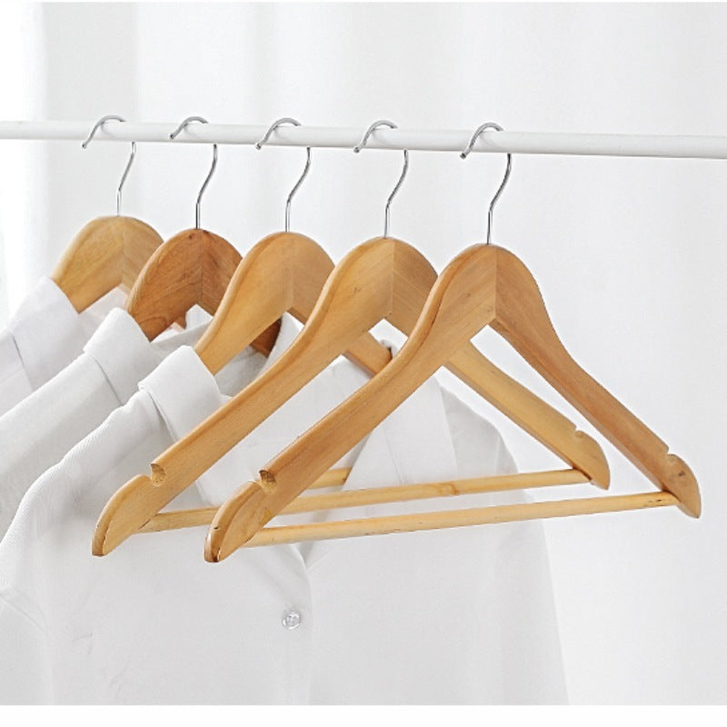 Starshade Shop New Solid Wood Hanger Retro Wooden Hanger Non Slip